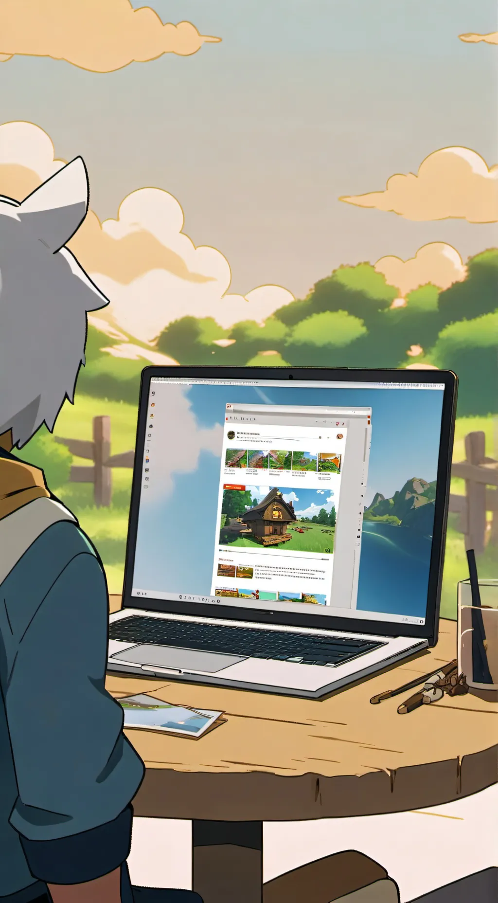 ai character: 10101010101010 background