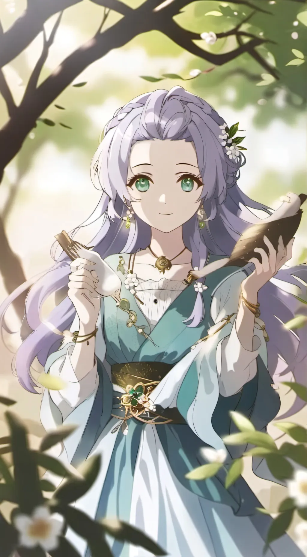 ai character: Bijoux background