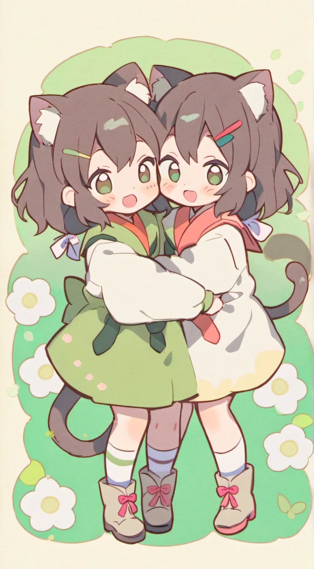 ai character: ✨EMMA AND LILY✨ background