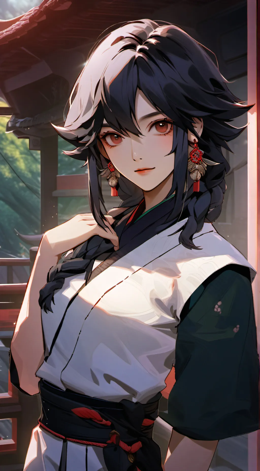 ai character: tsuyu background