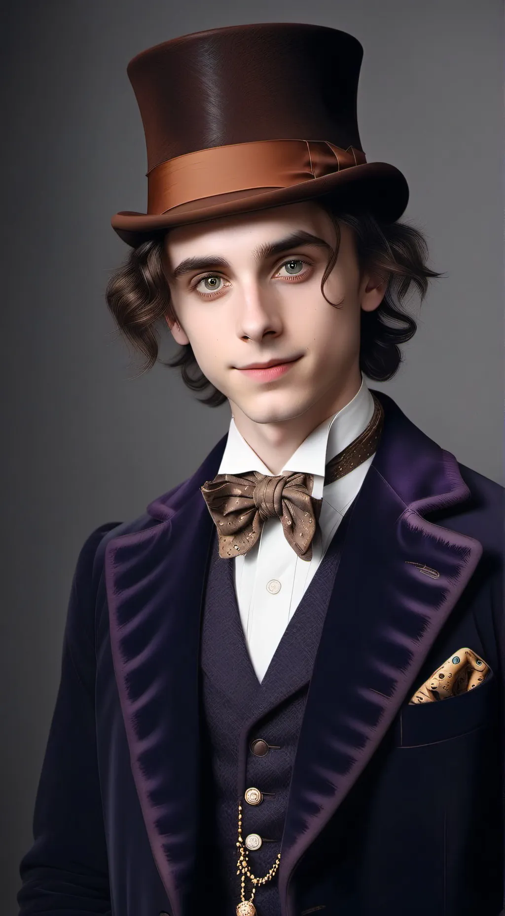 ai character: Temothe chalamet background