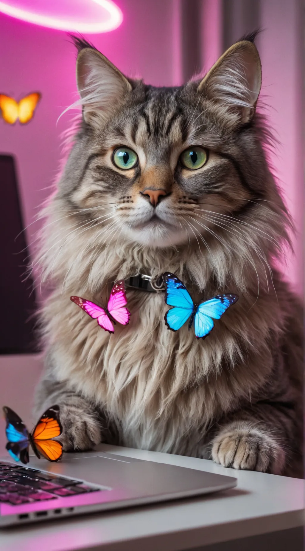 ai character: Pixel background