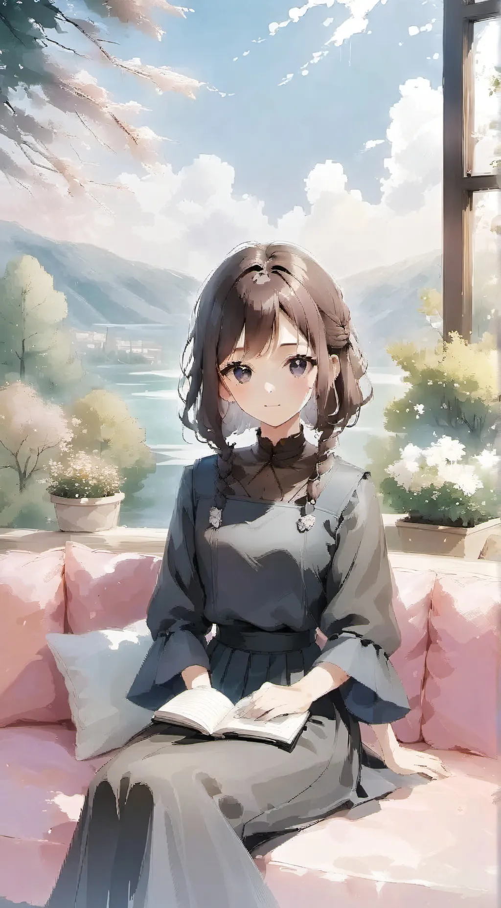 ai character: (Weirdcore) background