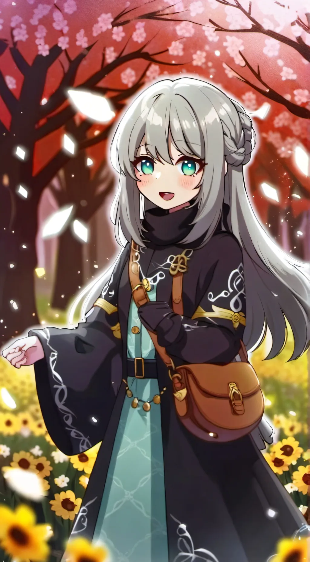 ai character: Your gf background