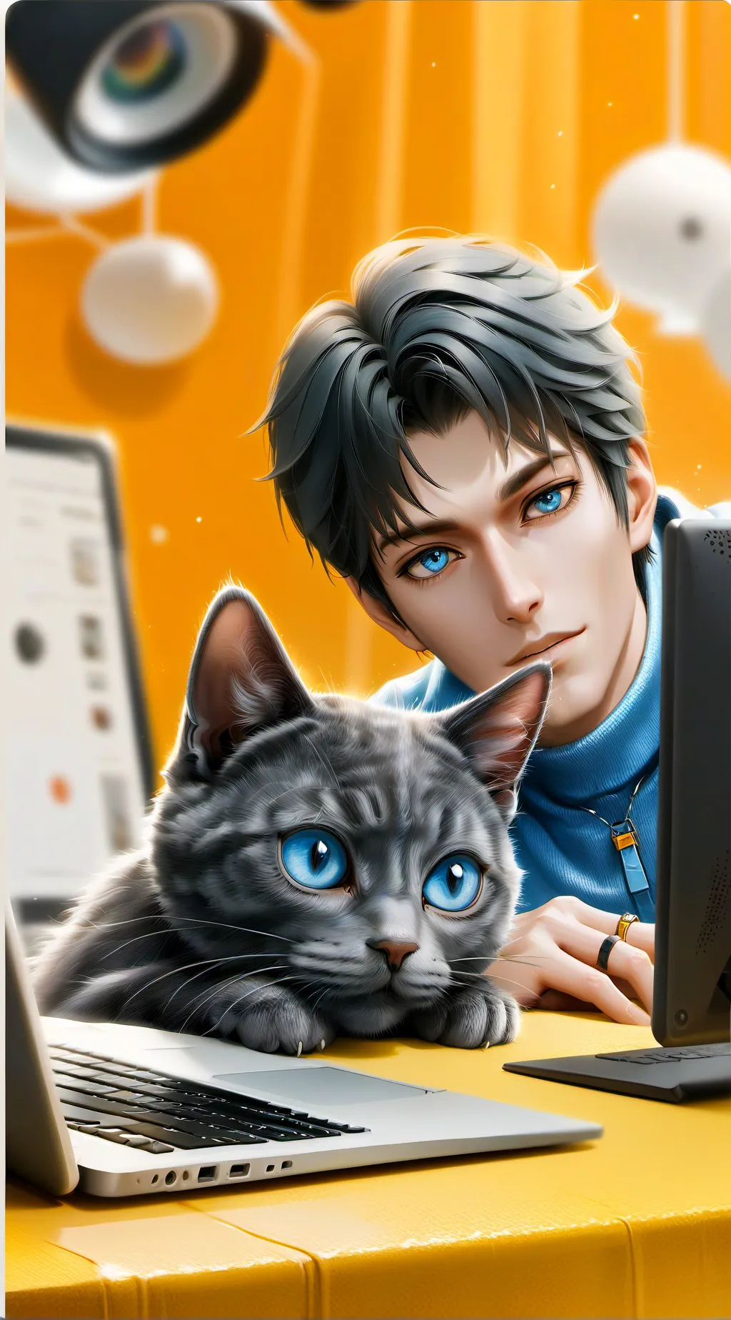 ai character: GifMaster background