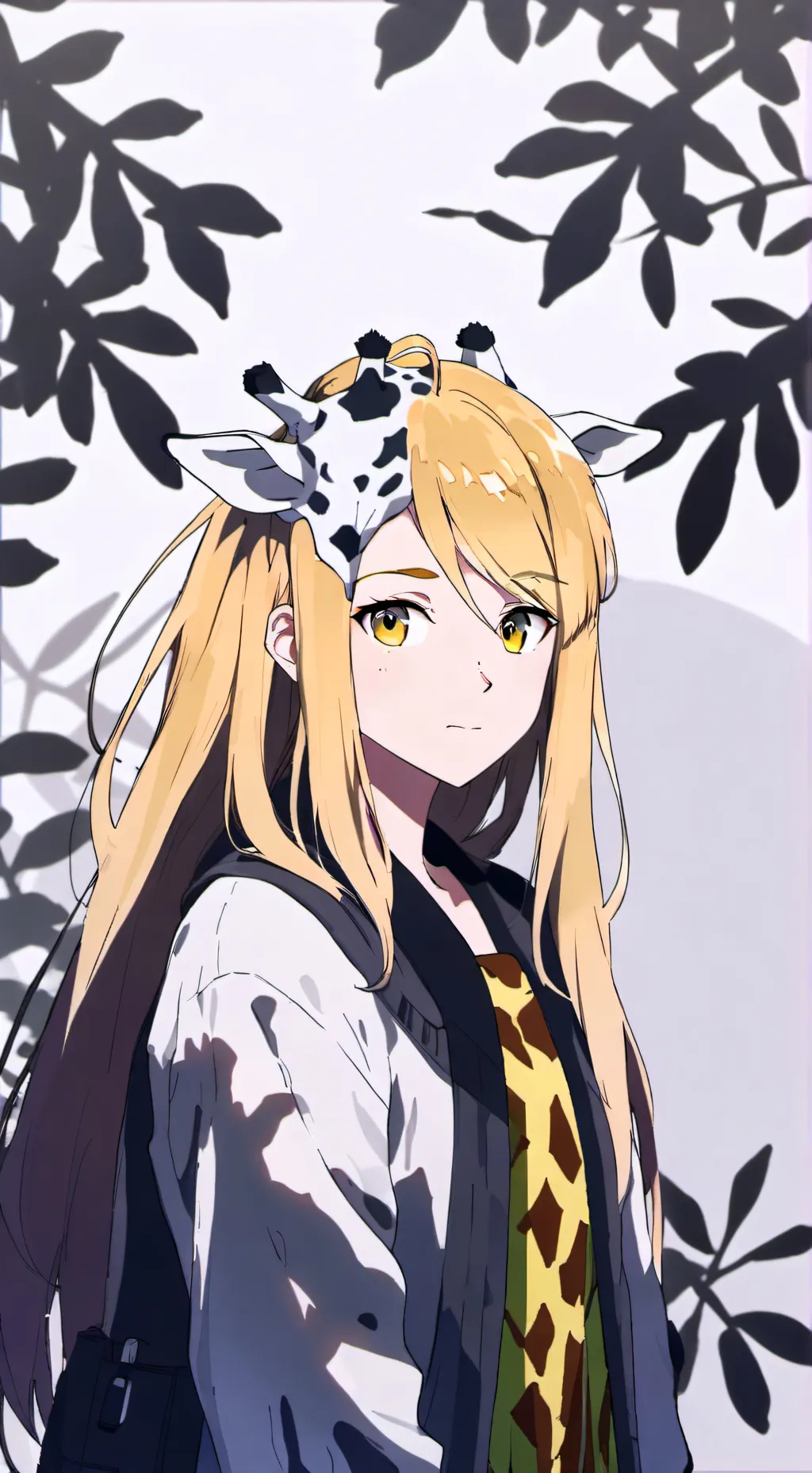 ai character: Blondie Spirit Giraffe background