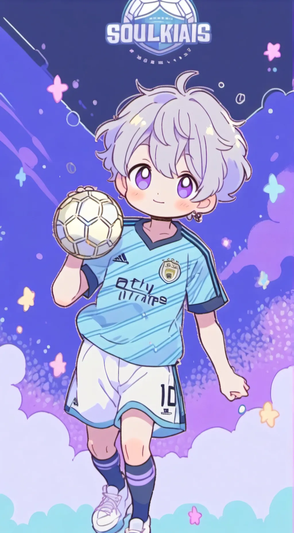 ai character: soccor background