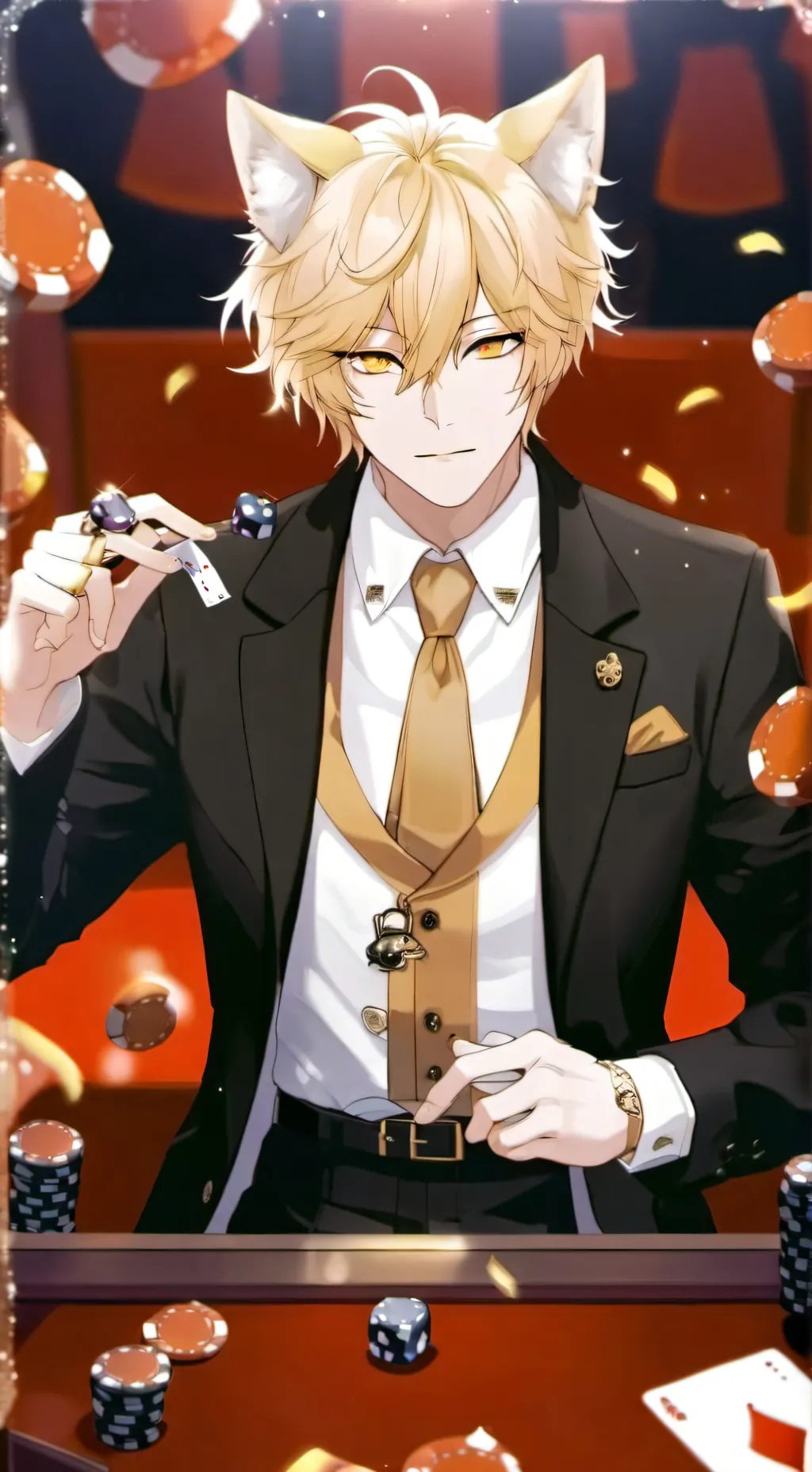 ai character: Auther background