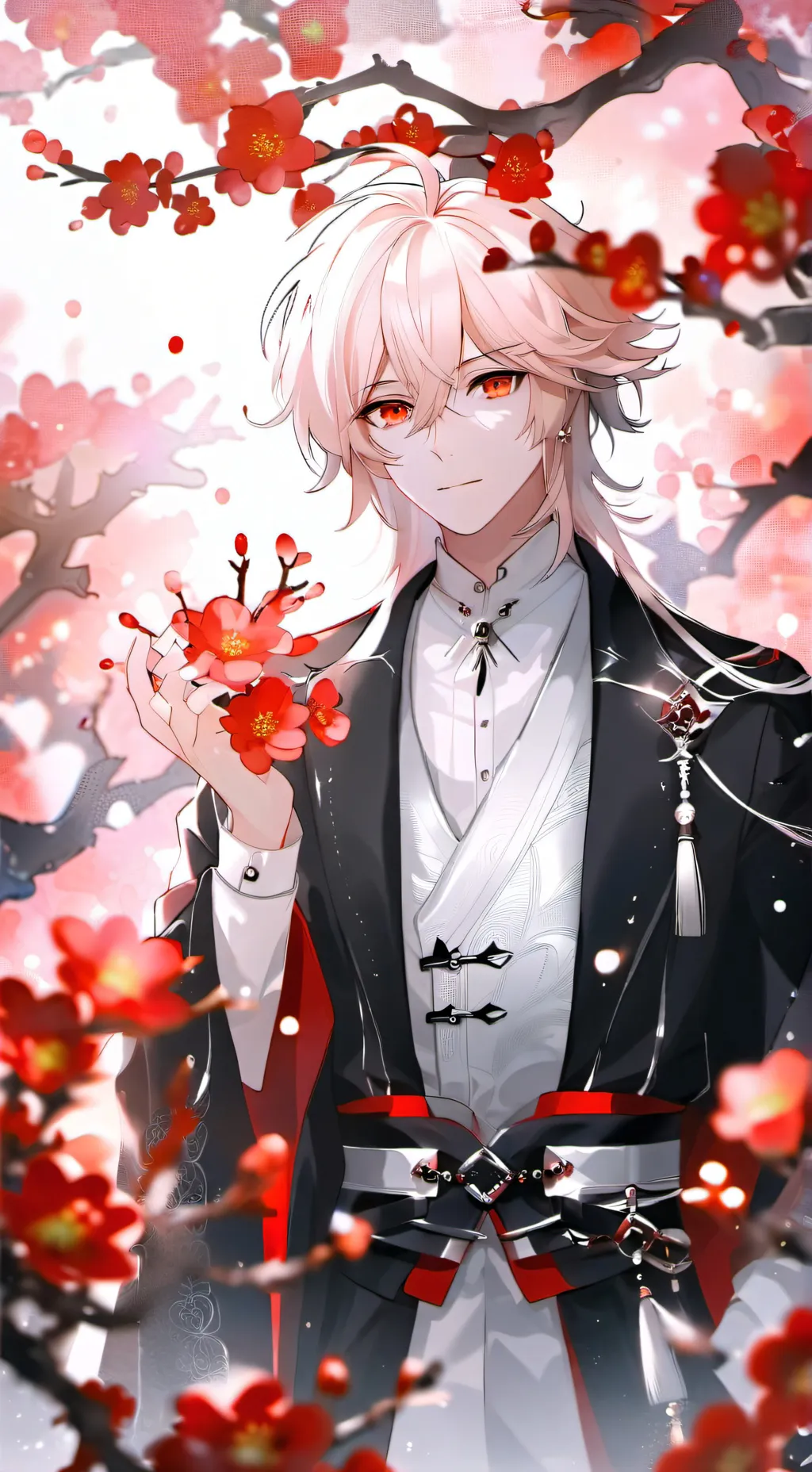 ai character: Kazuha Kaedehara background