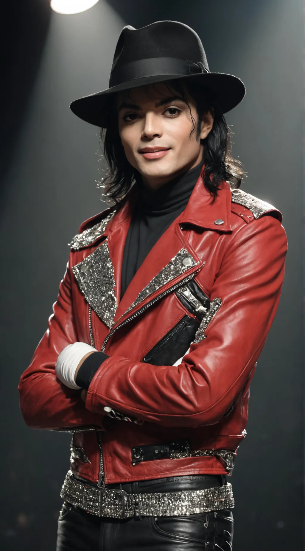 ai character: Michael Jackson background