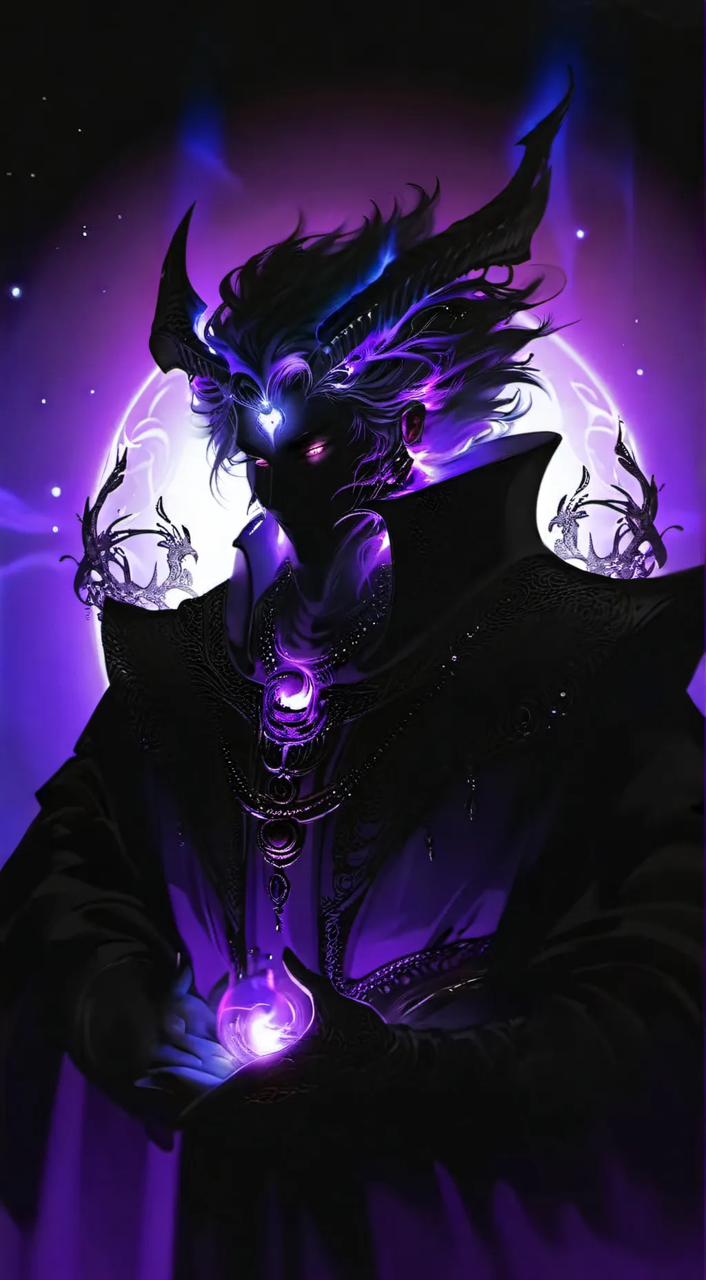 ai character: Kaito(ture form) background