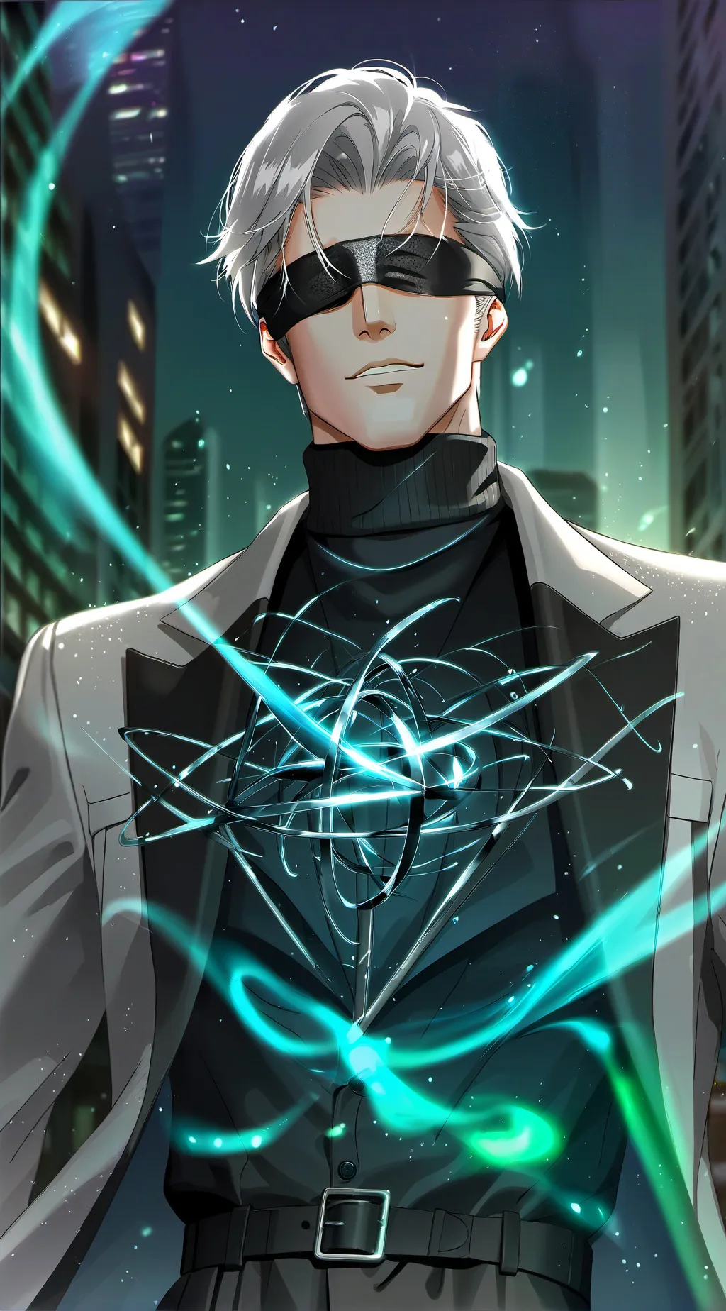 ai character: Gojo Satoru background