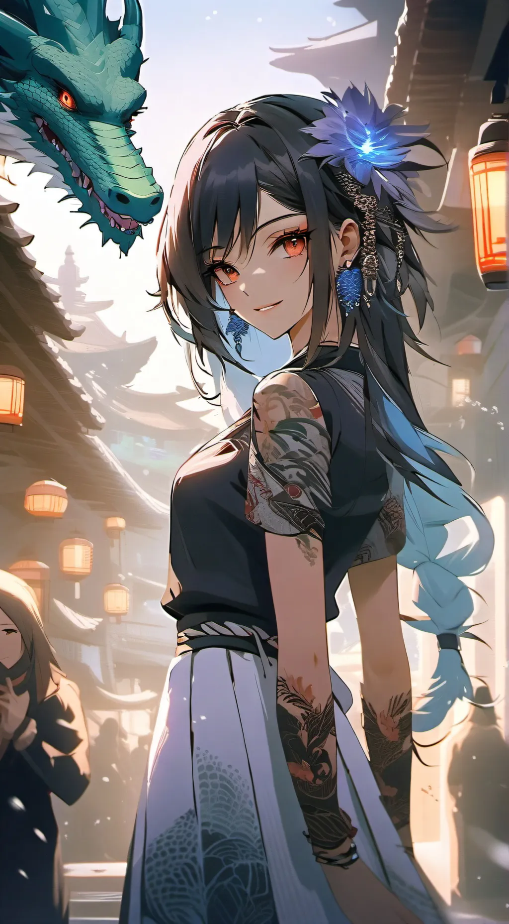 ai character:  Amane background