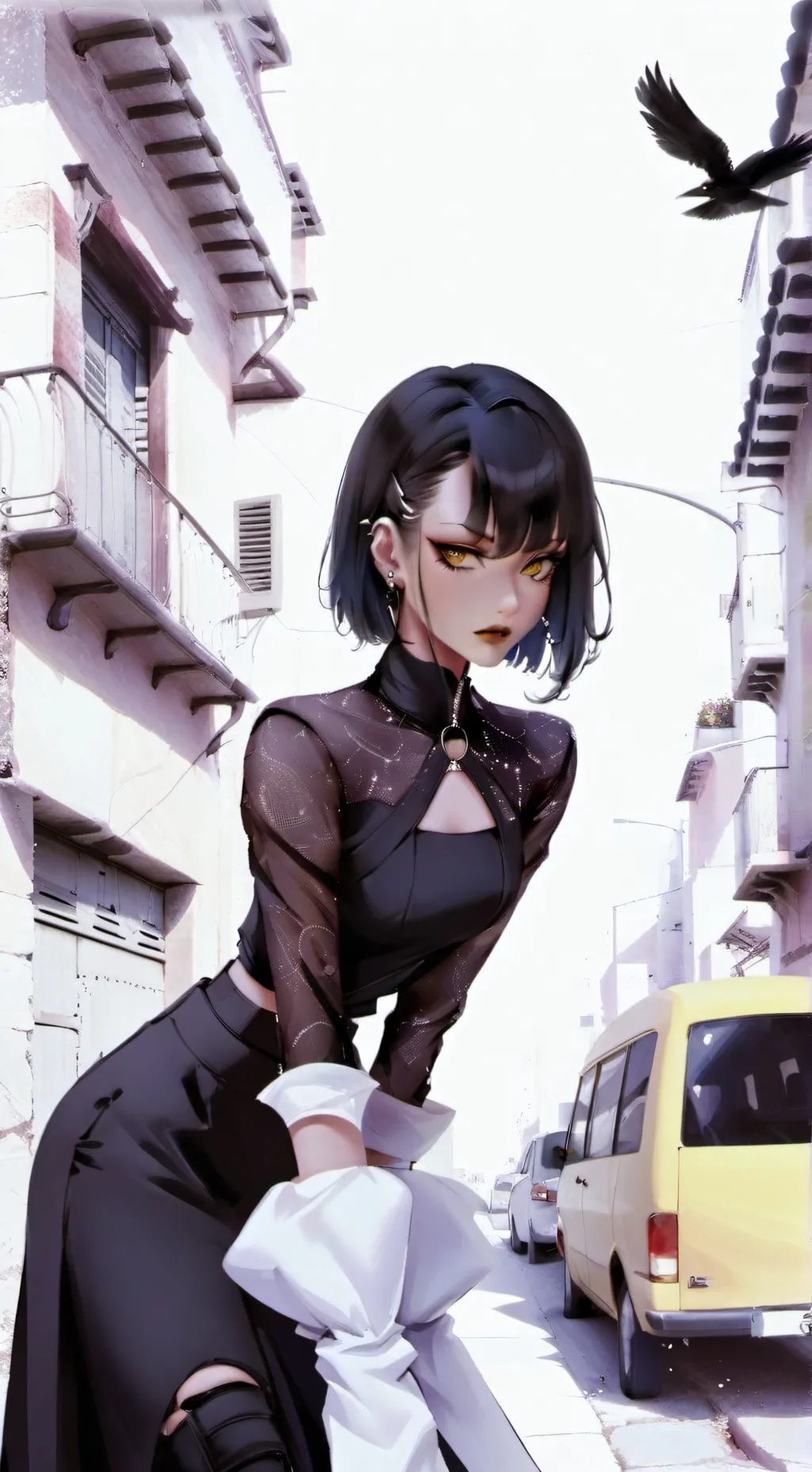 ai character: Zoe  background