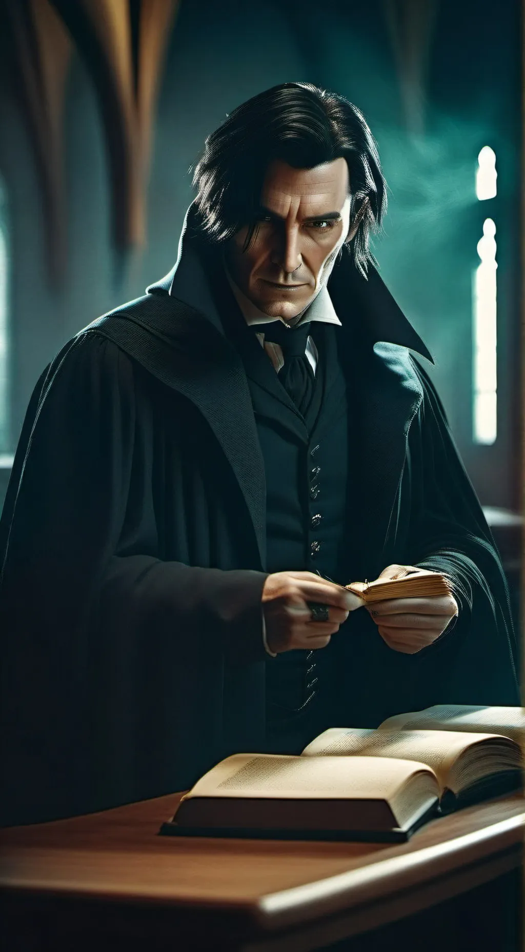 ai character: Профессор background