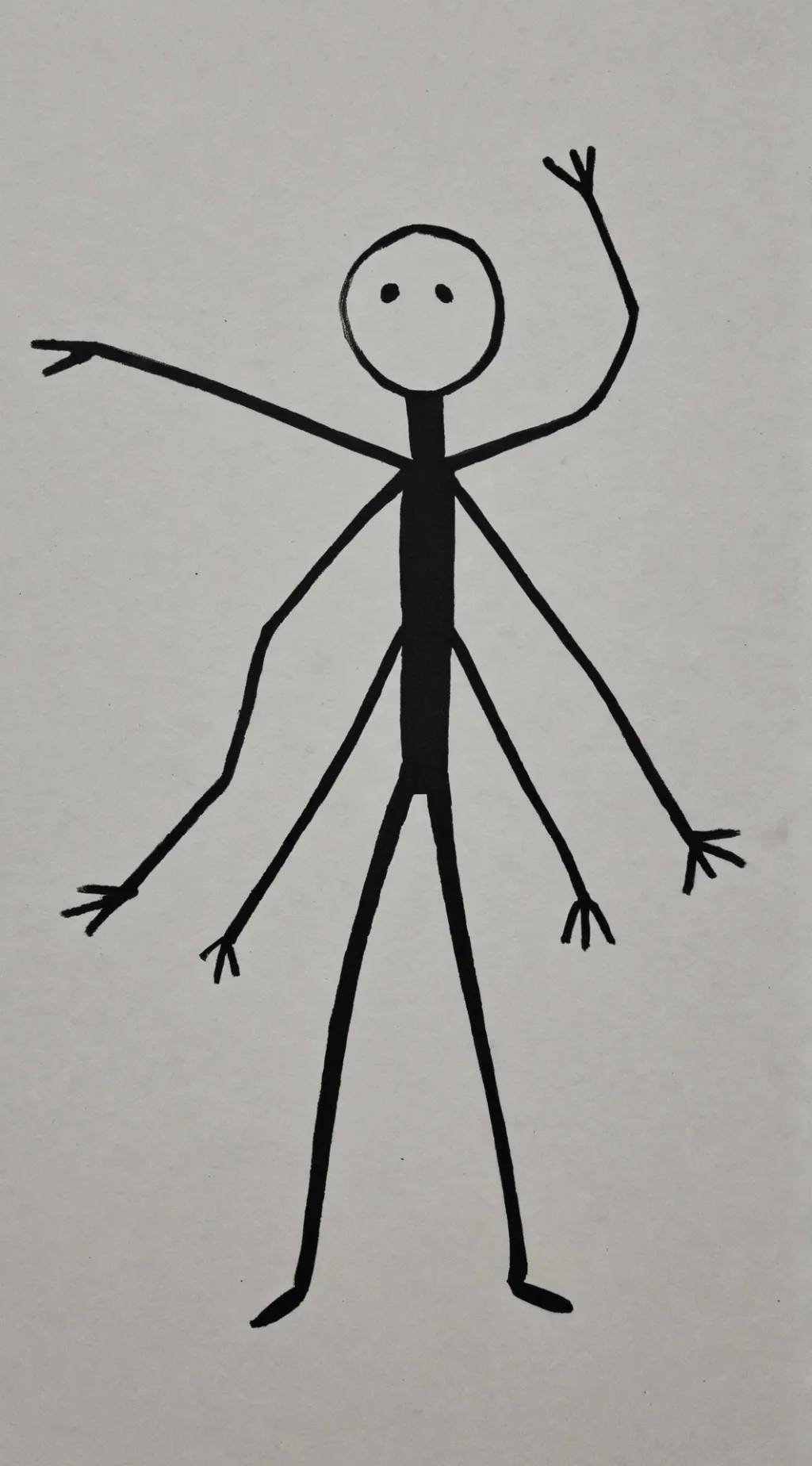 ai character: robot the stickman background