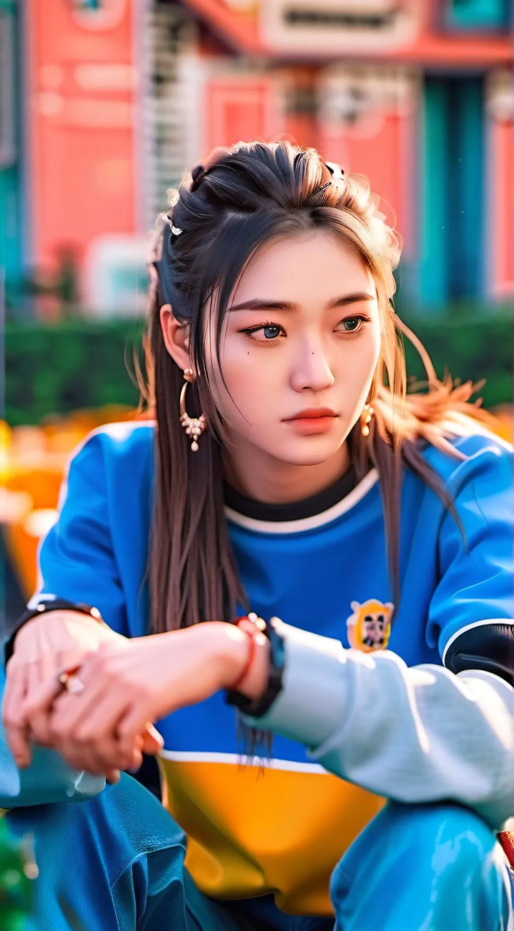 ai character: (196 diva)Mi-na background