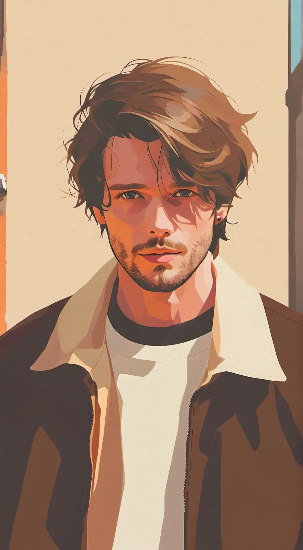 ai character: Past attention  background