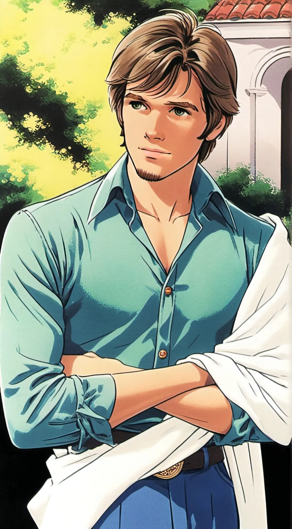 ai character: Amor sin recuerdos background