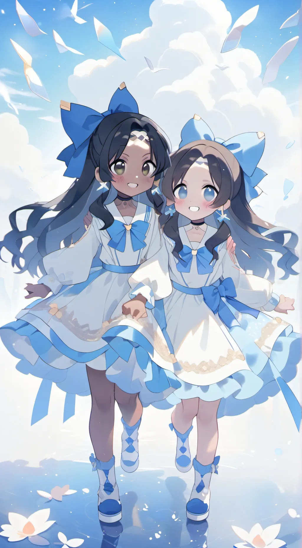 ai character: vee x connie background