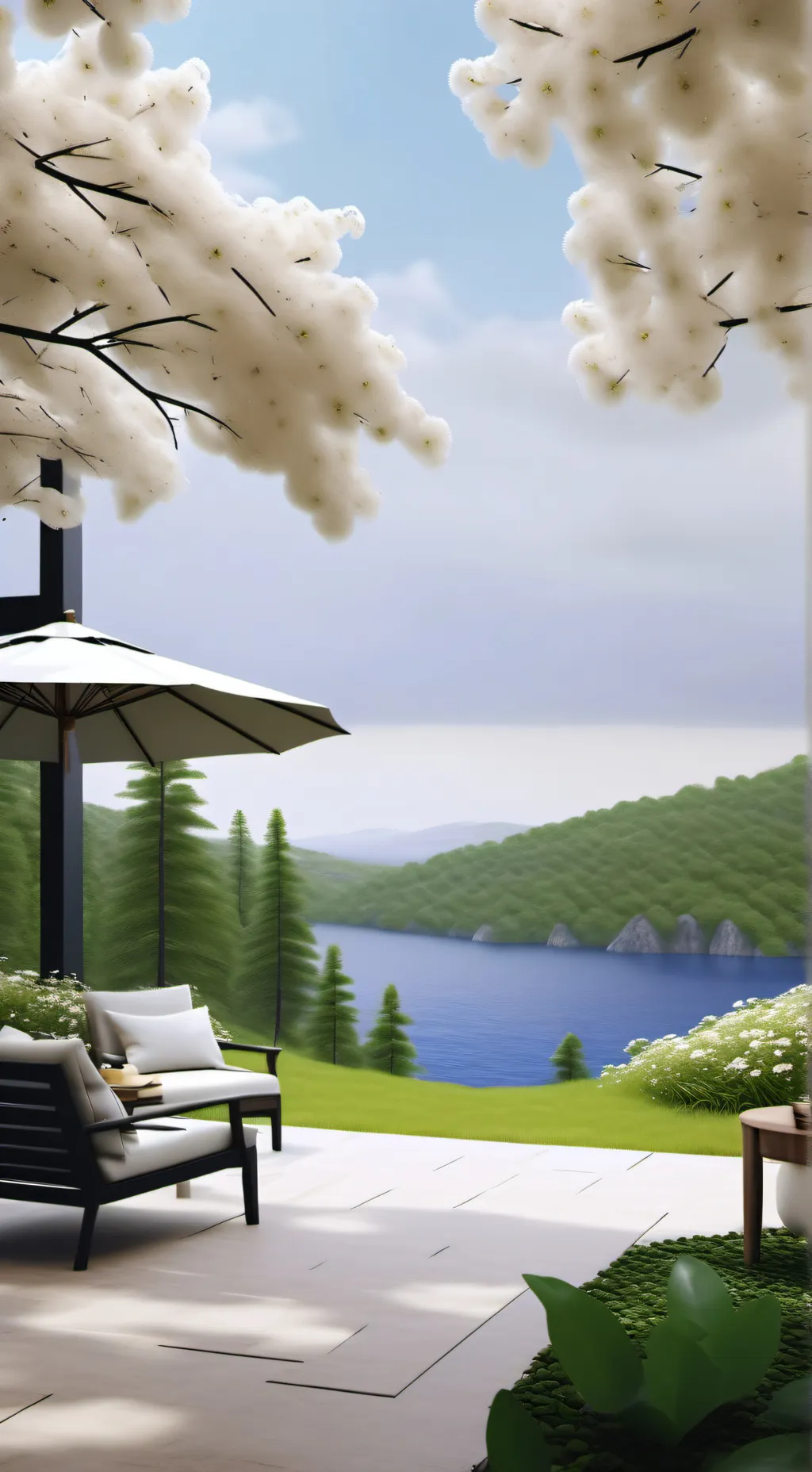 ai character: дом background