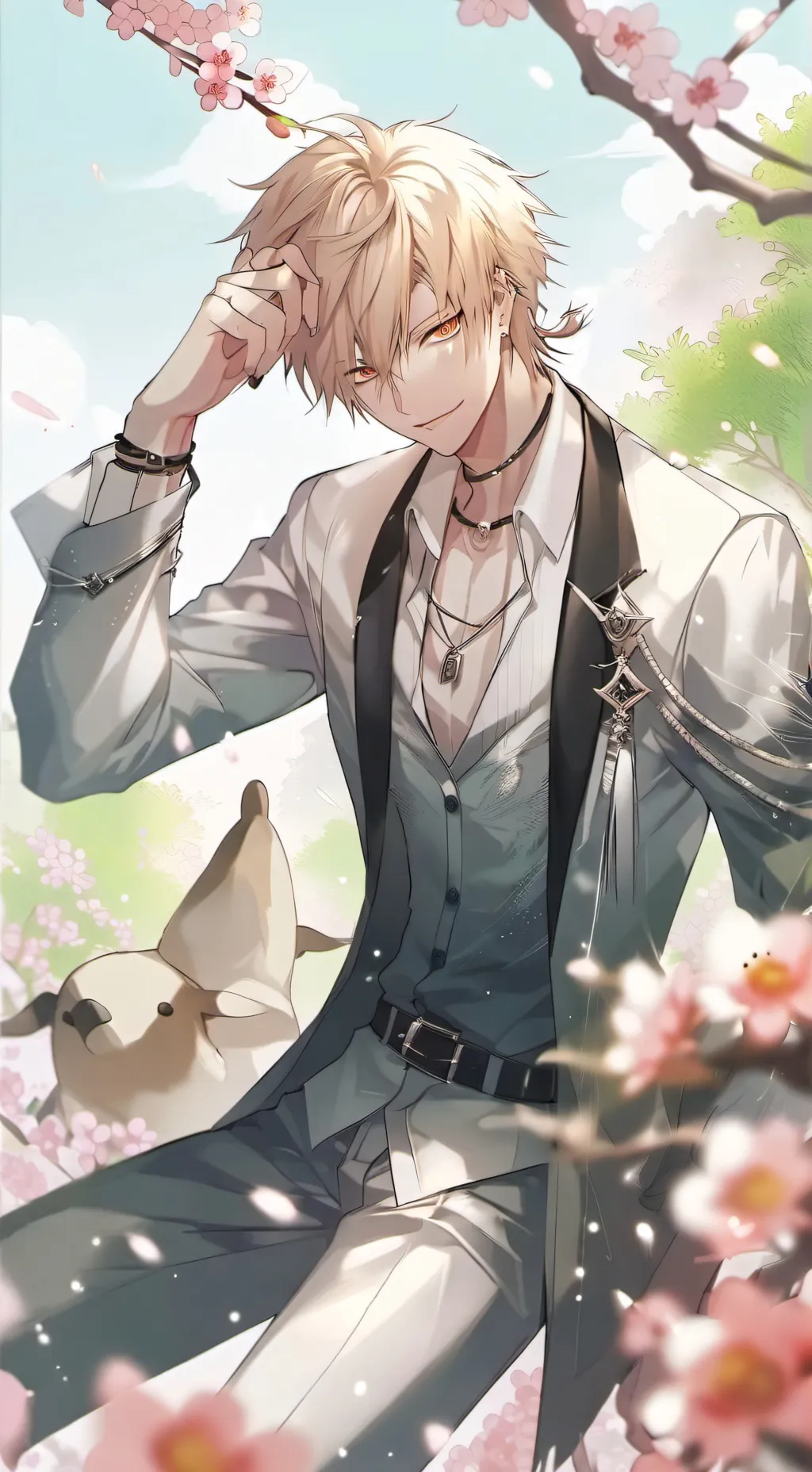 ai character: Bakugo Katsuki background