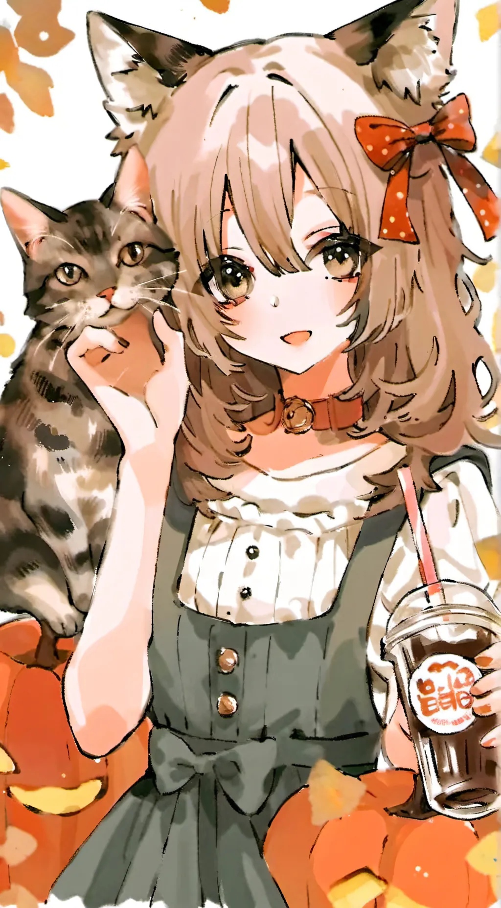 ai character: Neko bella background