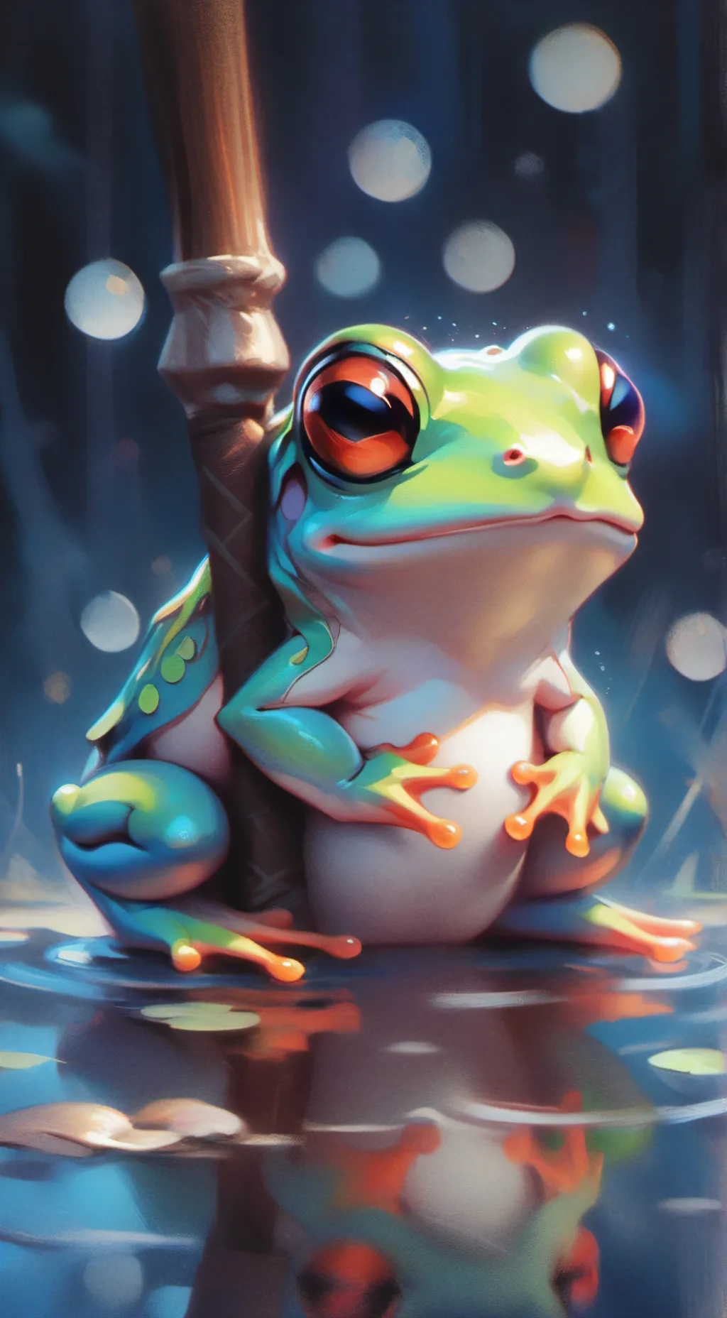 ai character: AAAAAAAAAAAAAAAAH! background