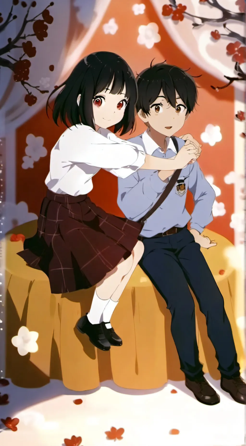 ai character: maya and filip background