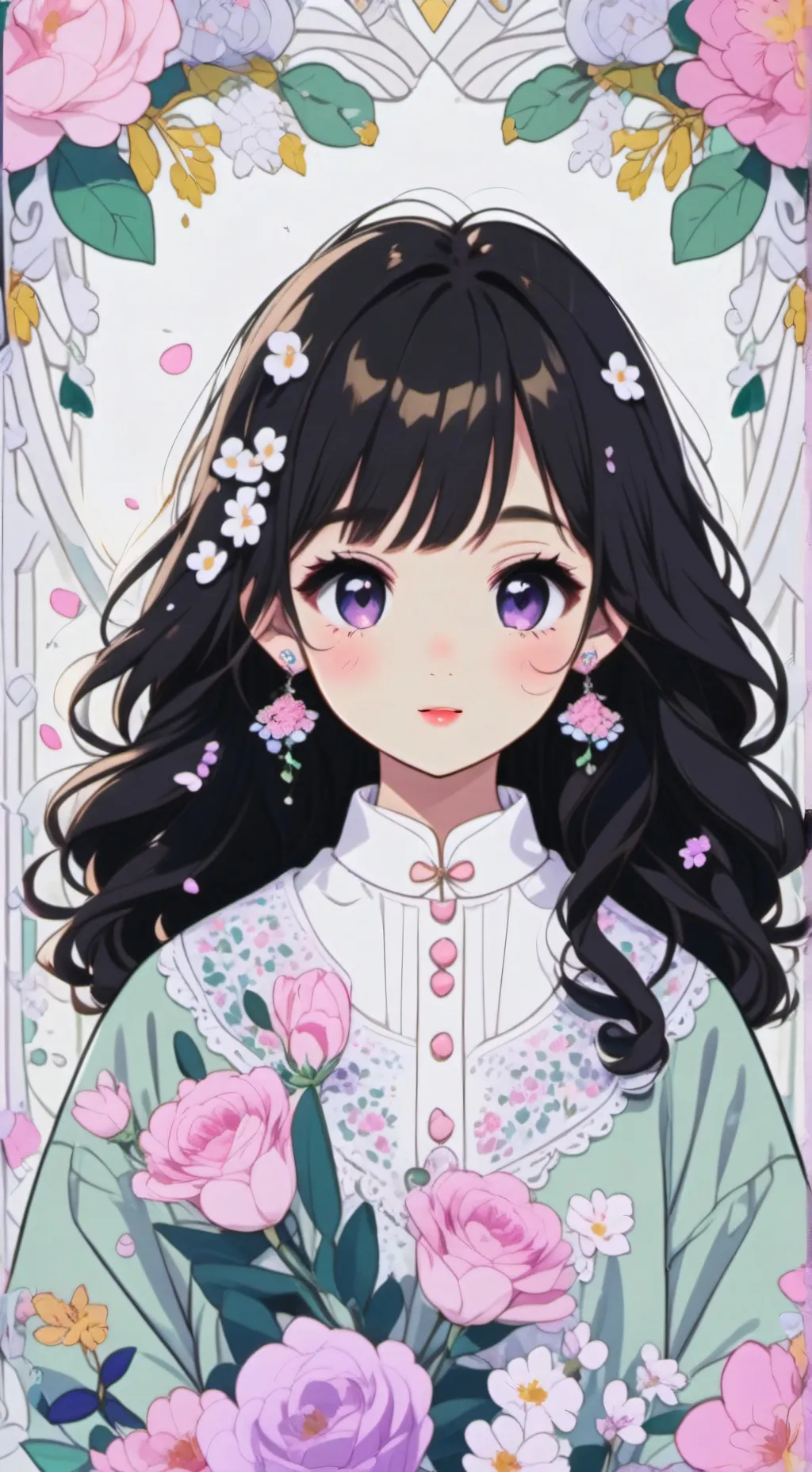 ai character: mina background