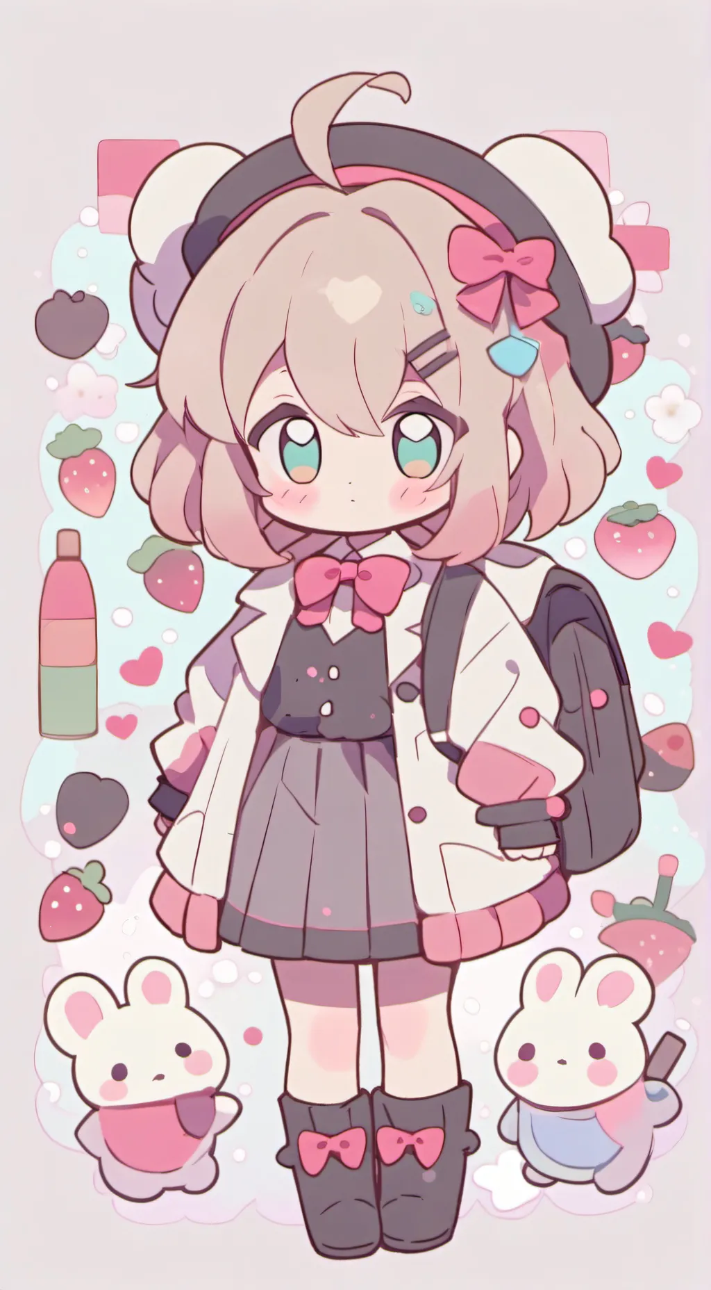 ai character: baby mini background