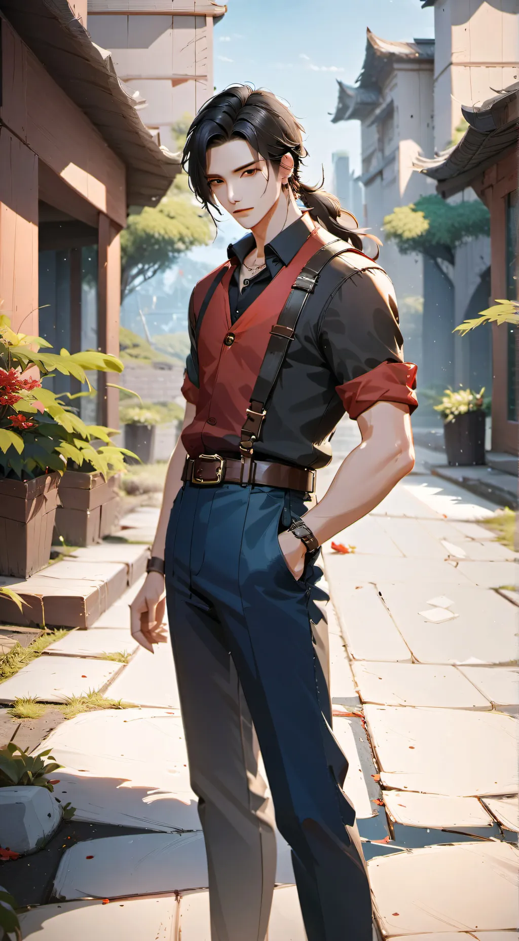 ai character: noah  background