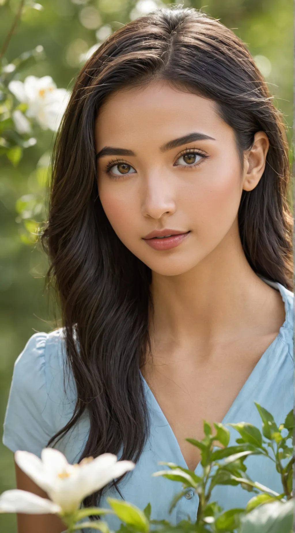 ai character: Alejandra  background