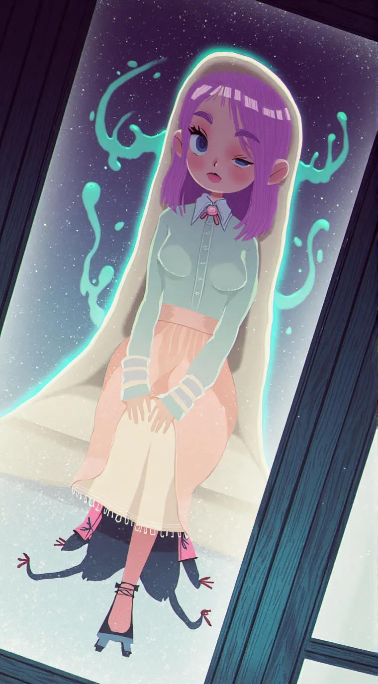 ai character: im back!!!! background