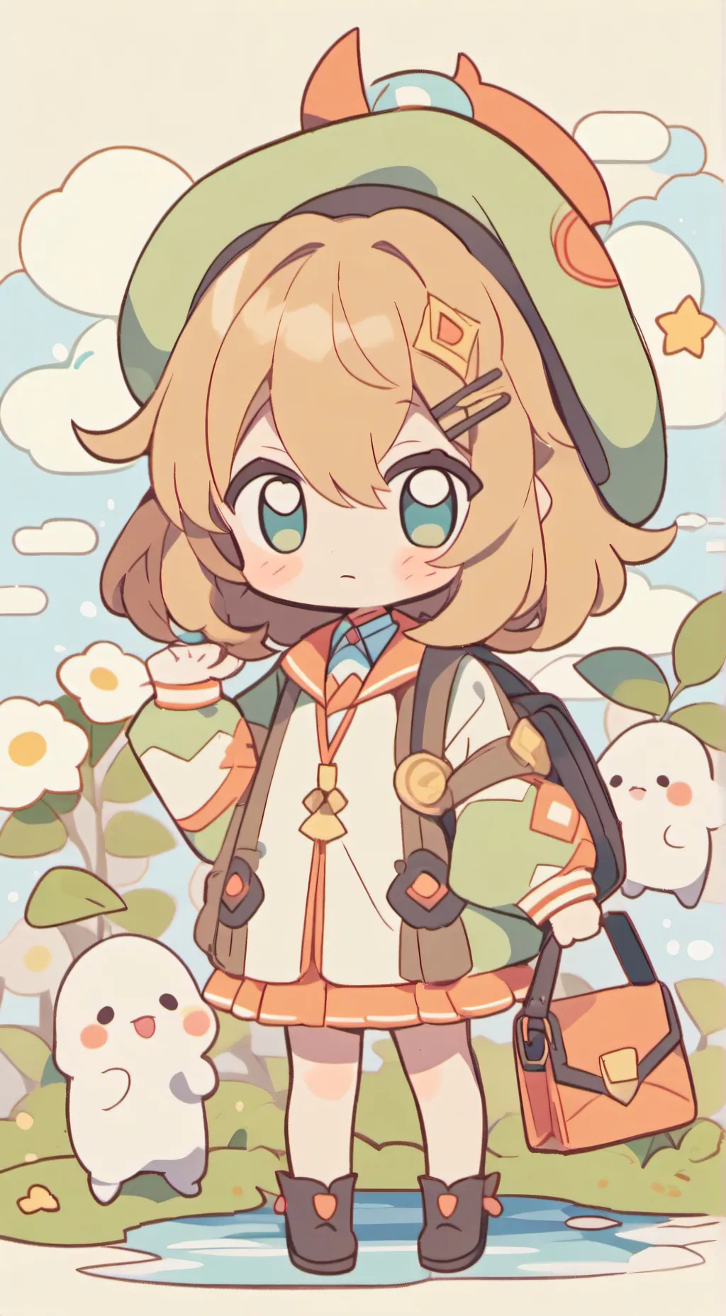 ai character: TU EXXXX background