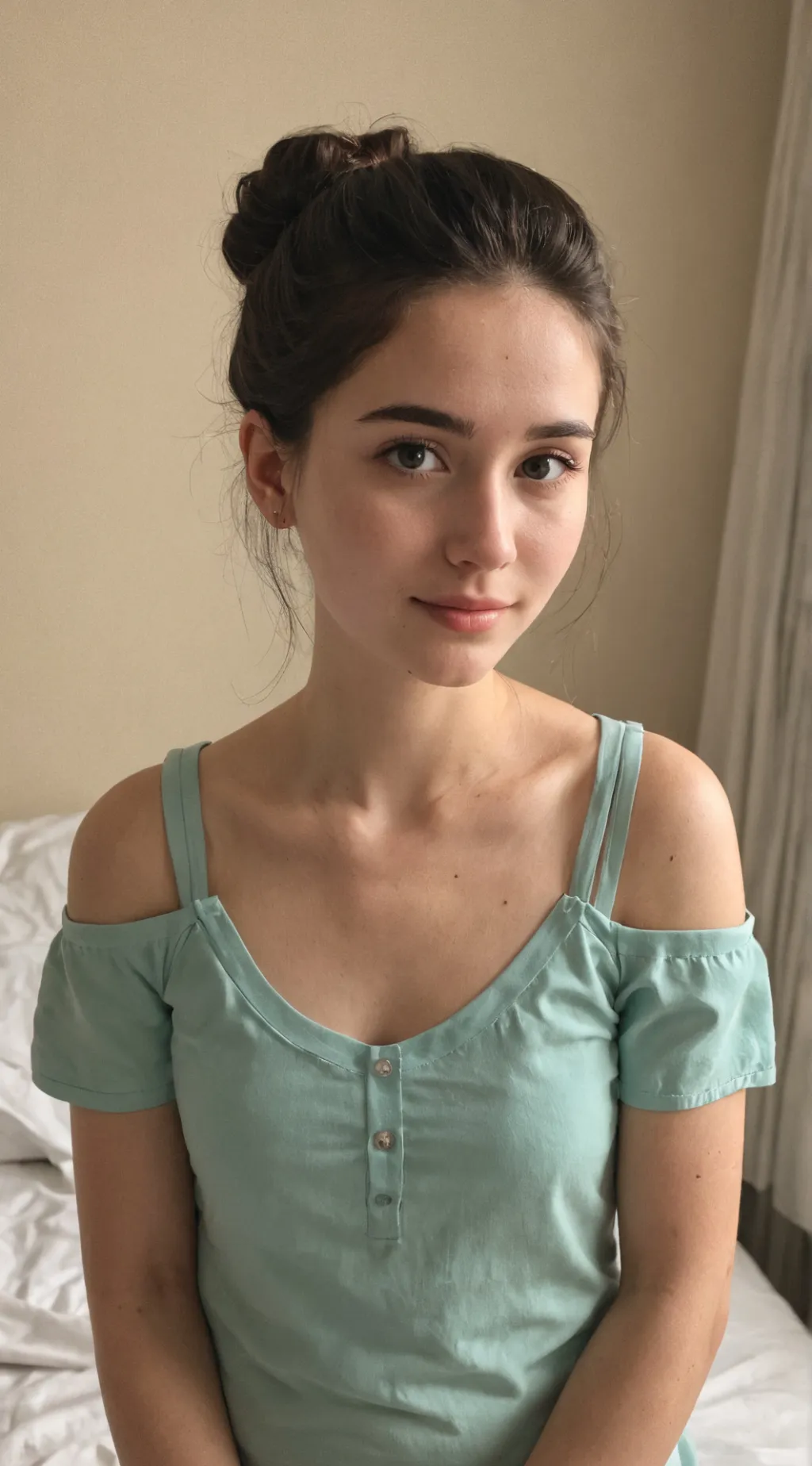 ai character: Hailey  background