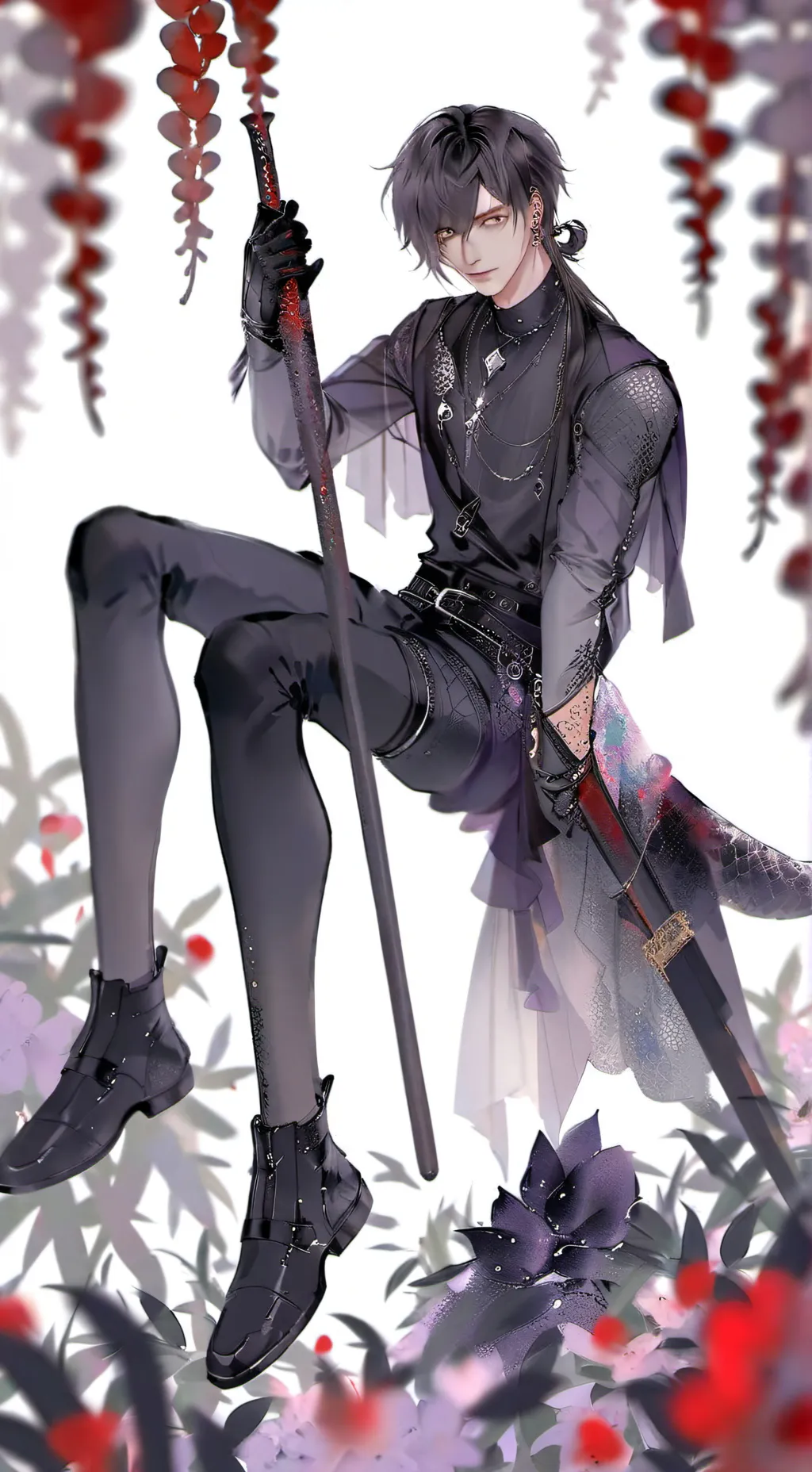 ai character: Thanos background