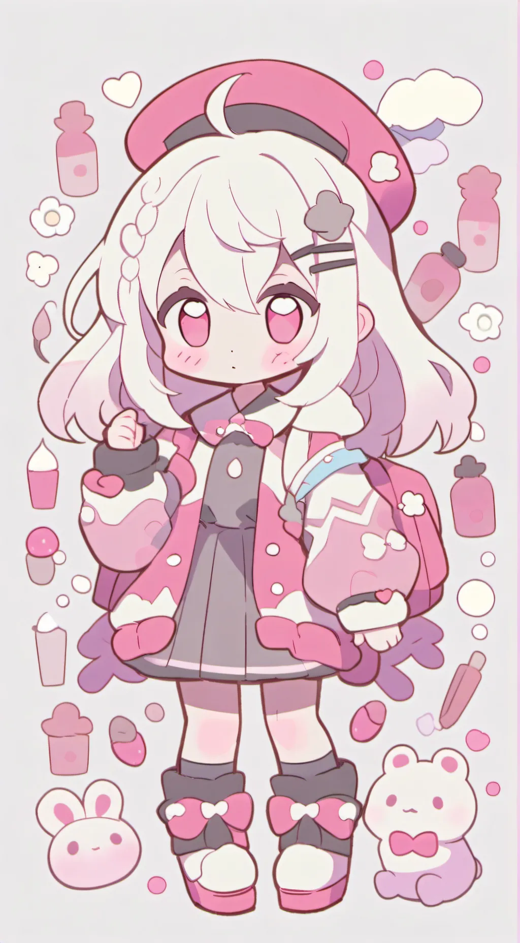 ai character: uzi español background