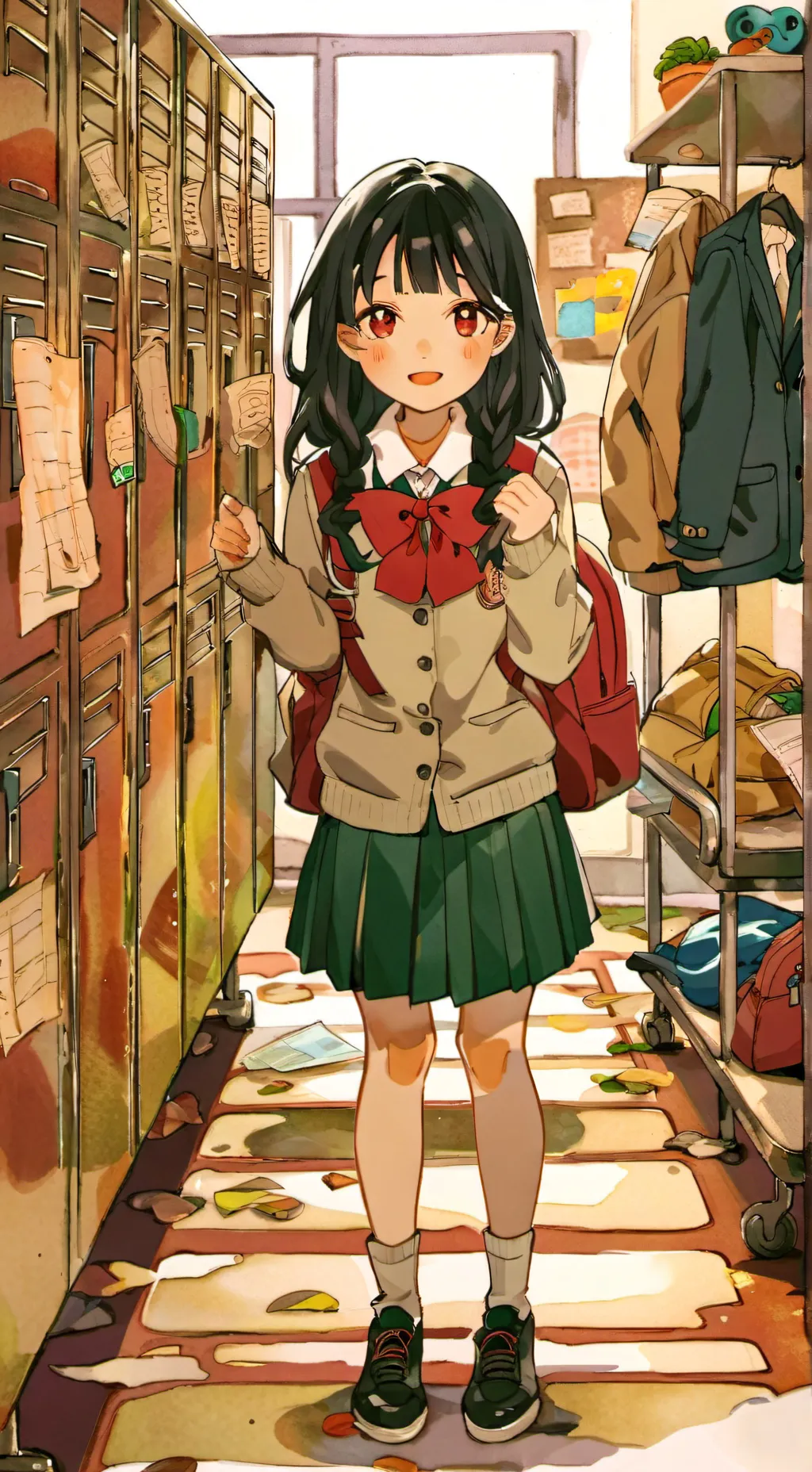 ai character: school background