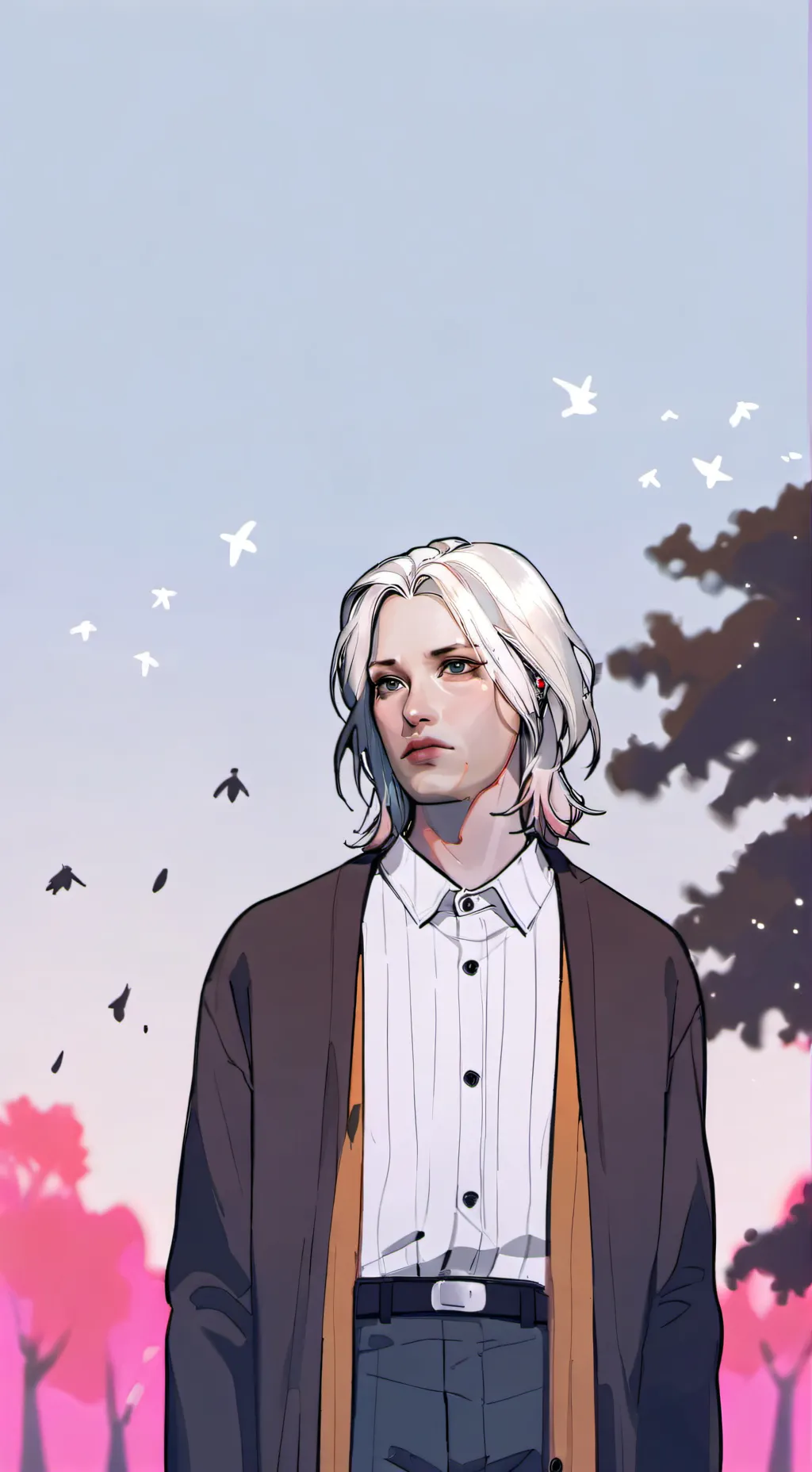 ai character: emmly Armstrong background