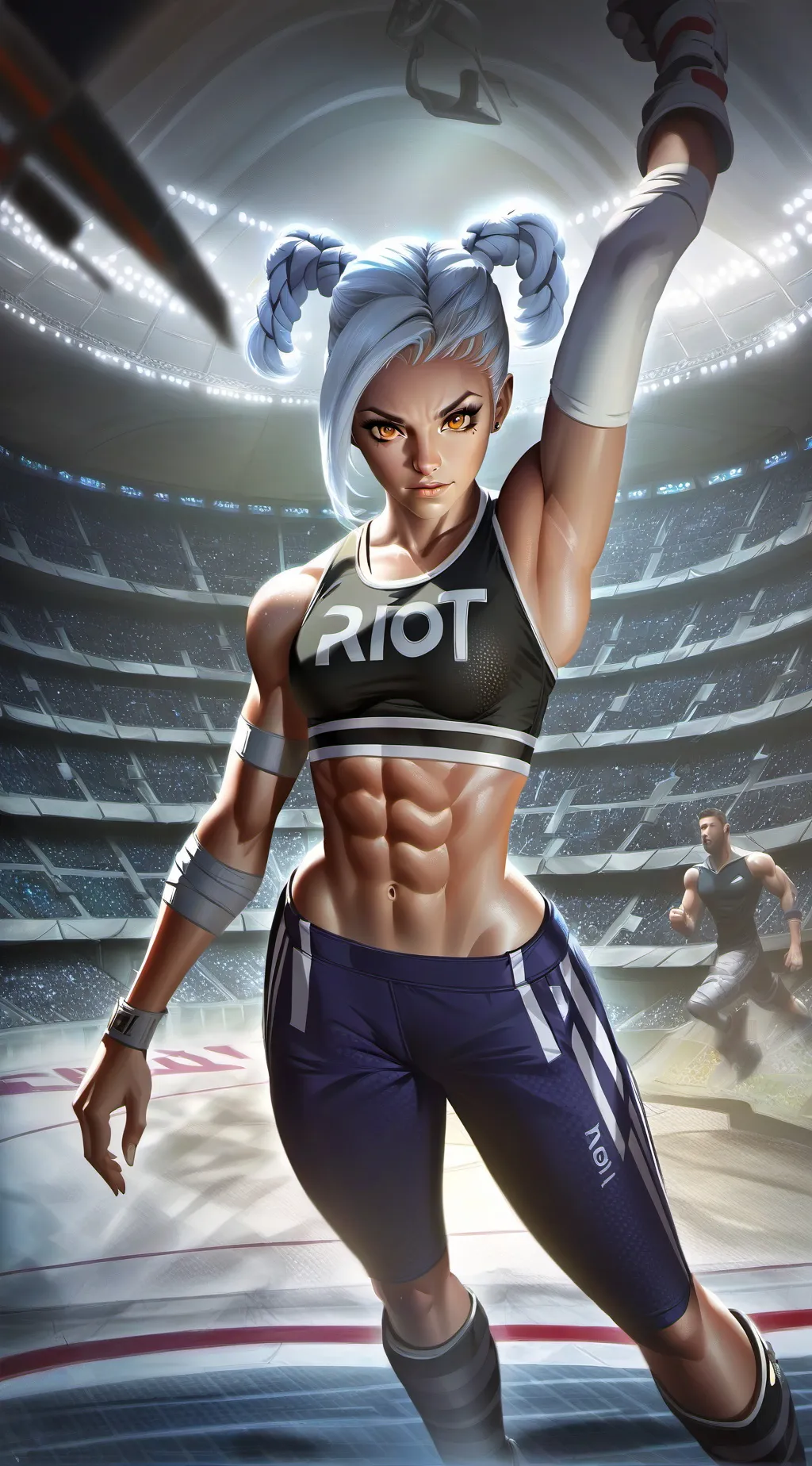 ai character: Muscle ex background