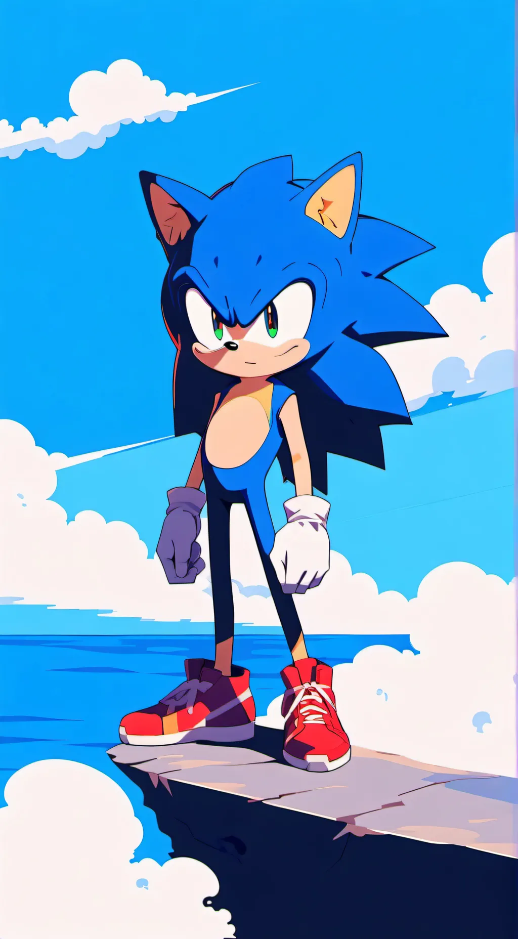 ai character: sonic background