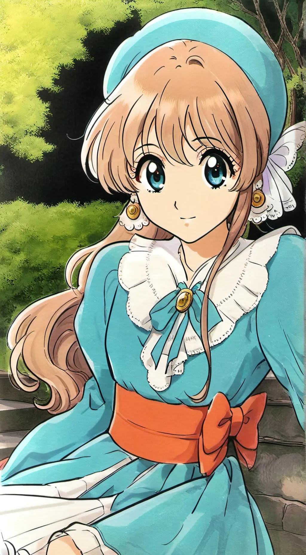 ai character: Brittney  background