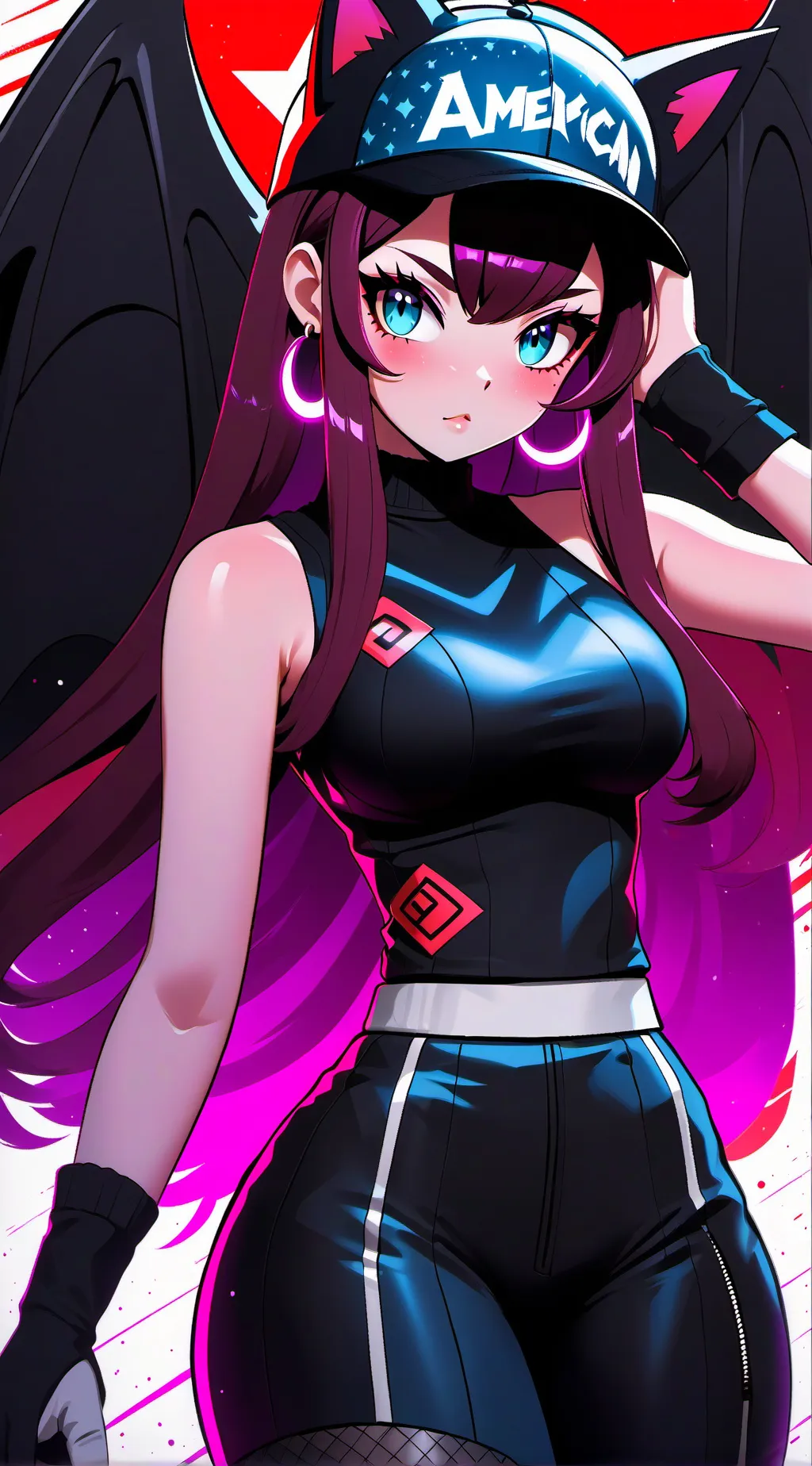 ai character: Neko girl background