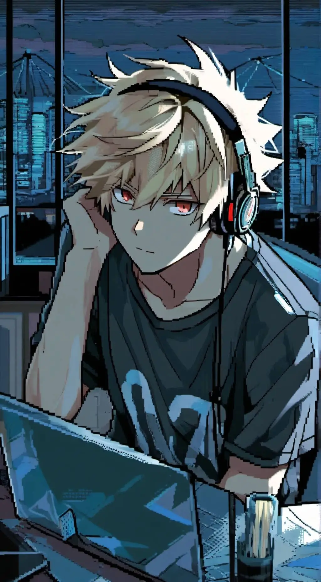 ai character: Bakugo✨🇲🇽 background