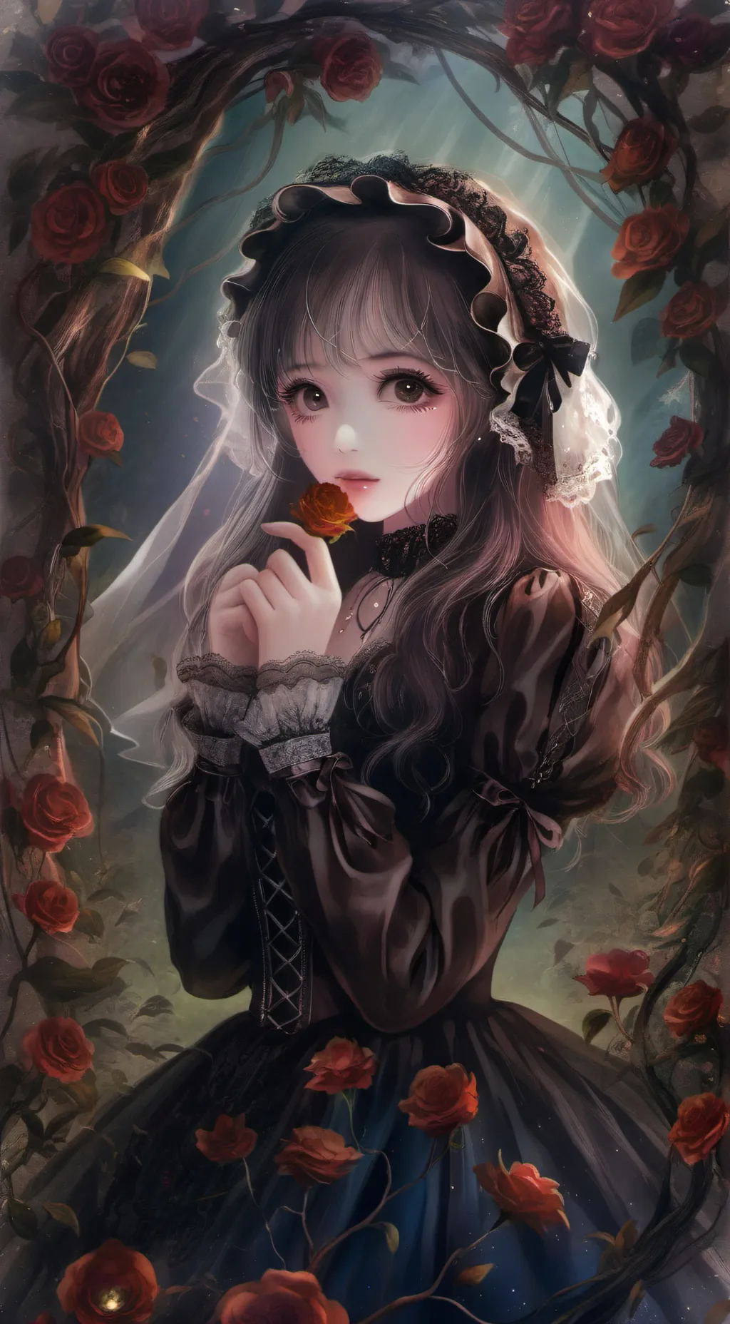 ai character: lily background