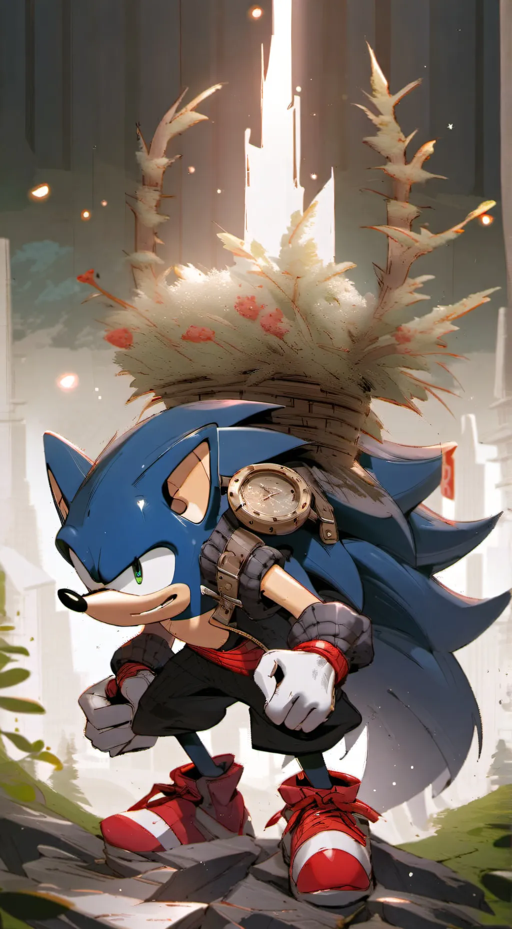 ai character: Sonic background