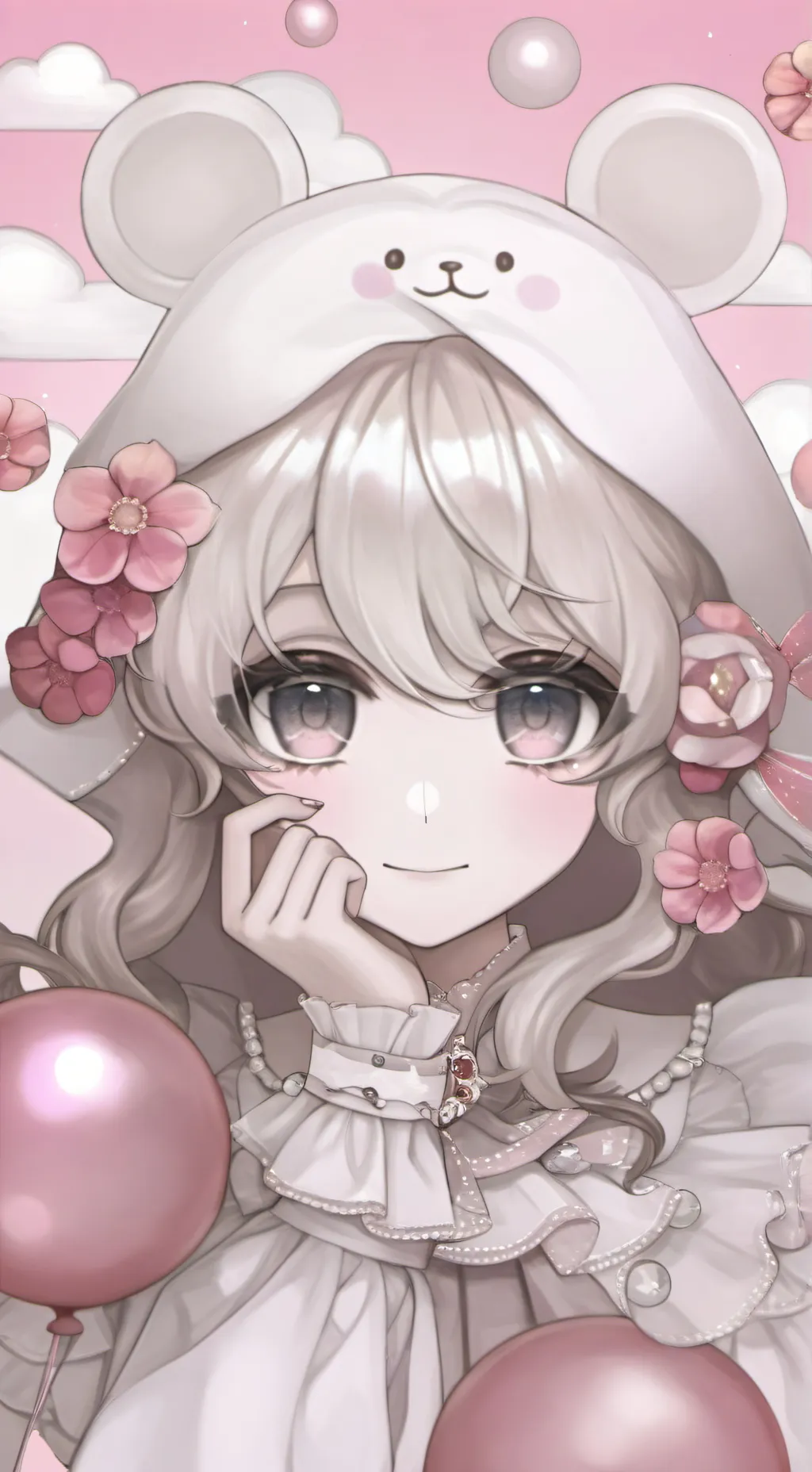 ai character: HH🤑 background