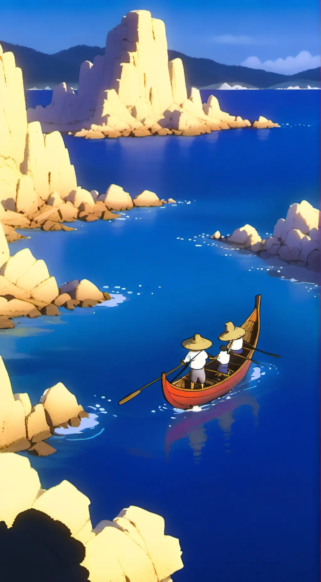 ai character: paises random background