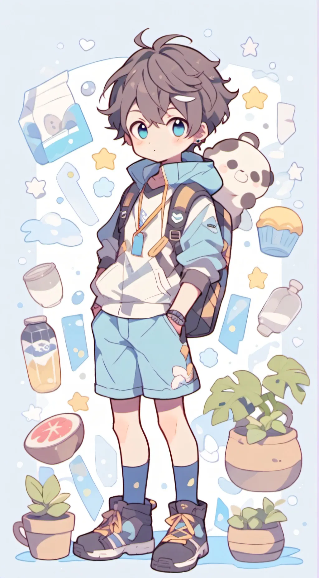 ai character: XLaylou127 background